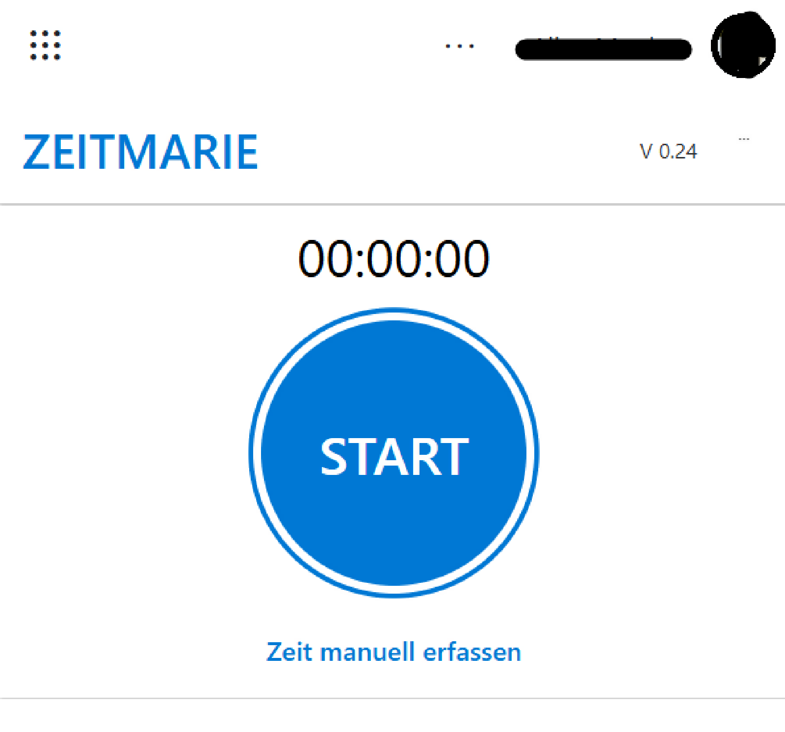 Zeitmarie Stopuhr
