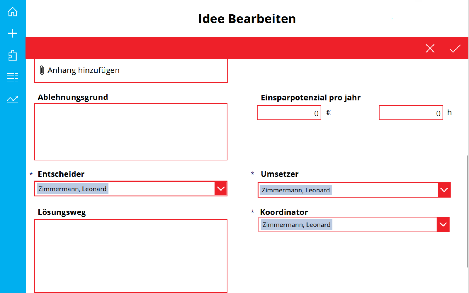 Idee Anreichern